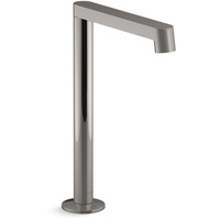  Components Vessel Filler Bathroom Faucet - Vibrant Titanium