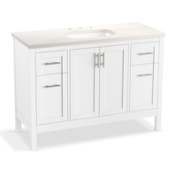  Hadron Over 45" Bathroom Vanity - White