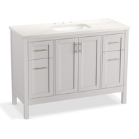  Hadron Over 45" Bathroom Vanity - Atmos Grey