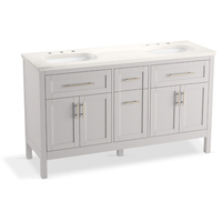  Hadron Over 45" Bathroom Vanity - Atmos Grey