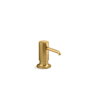  Purist Soap Dispenser Bathroom Accessory - Vibrant Brushed Moderne Brass