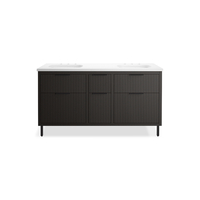  Spacity Over 45" Bathroom Vanity - Dark Steel