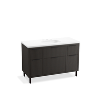  Spacity Over 45" Bathroom Vanity - Dark Steel