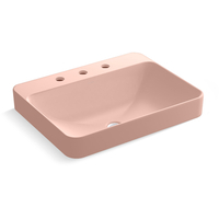  Vox Vessel Style Bathroom Sink - 150th Peachblow