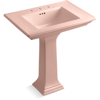  Memoirs Stately Pedestal Bathroom Sink - 150th Peachblow