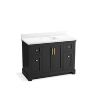  Charlemont Over 45" Bathroom Vanity - Dark Warm Grey