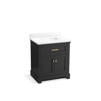  Charlemont 25" to 30" Bathroom Vanity - Dark Warm Grey