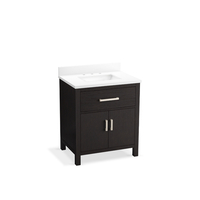 Kresla 25" to 30" Bathroom Vanity - Black Oak