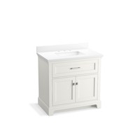  Charlemont 31" to 44" Bathroom Vanity - White