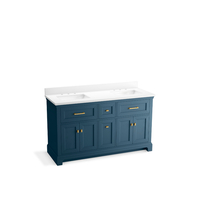  Charlemont Over 45" Bathroom Vanity - Tidal Blue