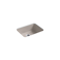  Iron/Tones White/Color Single Bowl Kitchen Sink - Truffle