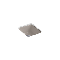  Iron/Tones White/Color Dual Mount Single Bowl Kitchen Sink - Truffle