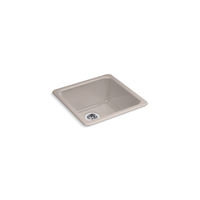  Iron/Tones White/Color Dual Mount Single Bowl Kitchen Sink - Truffle