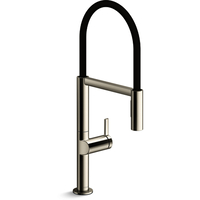  Components Single Handle Kitchen Faucet - Vibrant Polished Nickel