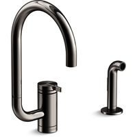  Components Single Handle Kitchen Faucet - Vibrant Titanium