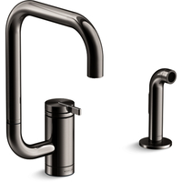  Components Single Handle Kitchen Faucet - Vibrant Titanium