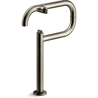  Components Pot Filler Kitchen Faucet - Vibrant Polished Nickel