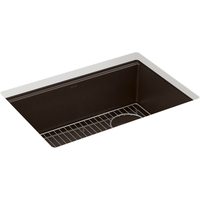  Billings White/Color Undermount - Single Bowl Kitchen Sink - Browns