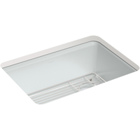  Riverby White/Color Undermount - Single Bowl Kitchen Sink - Ice Grey
