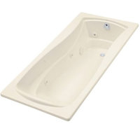  Mariposa 72"x 36" Whirlpool Bath - White