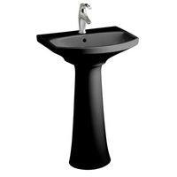  Cimarron Pedestal Bathroom Sink - Black