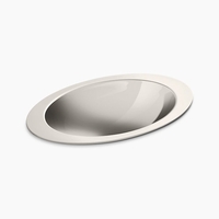  Rhythm Self Rimming Bathroom Sink - Stainless Steel