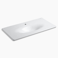  Iron/Impressions Vanity Top Bathroom Vanity - White
