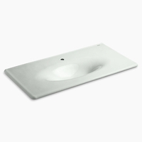  Iron/Impressions Vanity Top Bathroom Vanity - Sea Salt