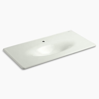Bathroom Vanity Top 43-5/8'' x 22-1/4'' x 6-1/2''