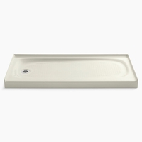  Salient Single Threshold 48'' and Larger Shower Base - Biscuit
