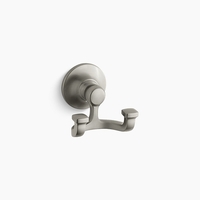  Bancroft Robe Hook Bathroom Accessory - Vibrant Brushed Nickel