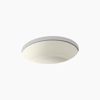  Verticyl Undermount Style Bathroom Sink - Biscuit
