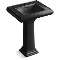  Memoirs Classic Pedestal Bathroom Sink - Black