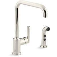  Purist Single Handle Kitchen Faucet - Vibrant Polished Nickel