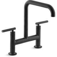  Purist Two-Handle Kitchen Faucet - Matte Black