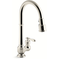  Artifacts Pull-Out Spray Kitchen Faucet - Vibrant Polished Nickel