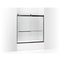  Levity Tub & Shower - Sliding Shower Door - Anodized Dark Bronze