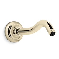  Artifacts Shower Arm Shower Accessory - Vibrant French Gold