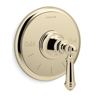  Artifacts Thermostatic Valve Trim Trim Kit - Vibrant French Gold