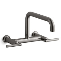  Purist Wall Mount Kitchen Faucet - Vibrant Titanium