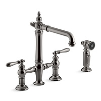  Artifacts Two-Handle Kitchen Faucet - Vibrant Titanium