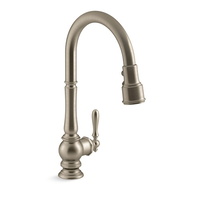  Artifacts Pull-Out Spray Kitchen Faucet - Vibrant Brushed Bronze