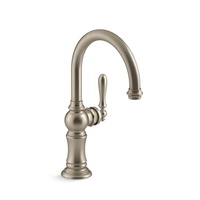  Artifacts Single-Hole Bar Faucet - Vibrant Brushed Bronze