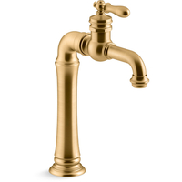  Artifacts Single-Hole Bar Faucet - Vibrant Brushed Moderne Brass