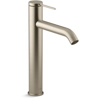  Components Vessel Filler Bathroom Faucet - Vibrant Brushed Bronze