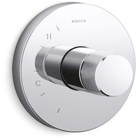  Components Non-Thermostatic Valve Trim Trim Kit - Polished Chrome