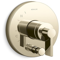  Components Non-Thermostatic Valve Trim Trim Kit - Vibrant French Gold