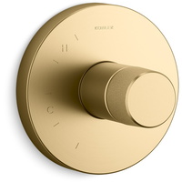  Components Non-Thermostatic Valve Trim Trim Kit - Vibrant Brushed Moderne Brass