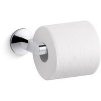  Components Paper Holder Bathroom Accessory - Polished Chrome