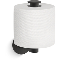 Components Paper Holder Bathroom Accessory - Matte Black